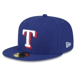 New Era Men's Royal Texas Rangers Authentic Collection Replica 59FIFTY Fitted Hat