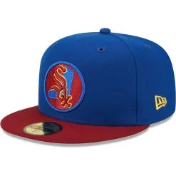 New Era Men's Royal/Red Chicago White Sox Alternate Logo Primary Jewel Gold Undervisor 59FIFTY Fitted Hat -Minnesota Twins Shop DSCO1153021867 1350 ALT3