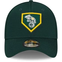New Era Men's Green Oakland Athletics 2022 Clubhouse Cooperstown Alternate Logo Collection 39THIRTY Flex Hat -Minnesota Twins Shop DSCO1153022203 2041 ALT2