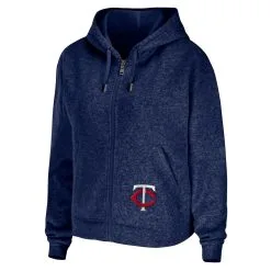 WEAR By Erin Andrews Women's Navy Minnesota Twins Full-Zip Hoodie -Minnesota Twins Shop DSCO1153022487 1320 ALT2