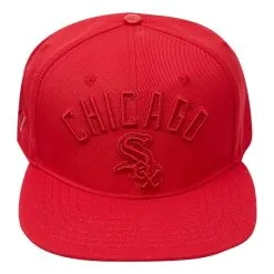 Pro Standard Men's Chicago White Sox Triple Red Snapback Hat 6 Pro Standard Men's Chicago White Sox Triple Red Snapback Hat -Minnesota Twins Shop DSCO1153024183 M9JC ALT2