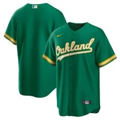 Nike Men's Green Oakland Athletics Alternate Replica Team Jersey