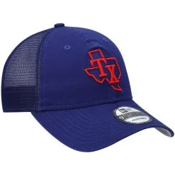 New Era Men's Royal Texas Rangers 2023 Batting Practice 9TWENTY Adjustable Hat -Minnesota Twins Shop DSCO1153026101 1350 ALT3