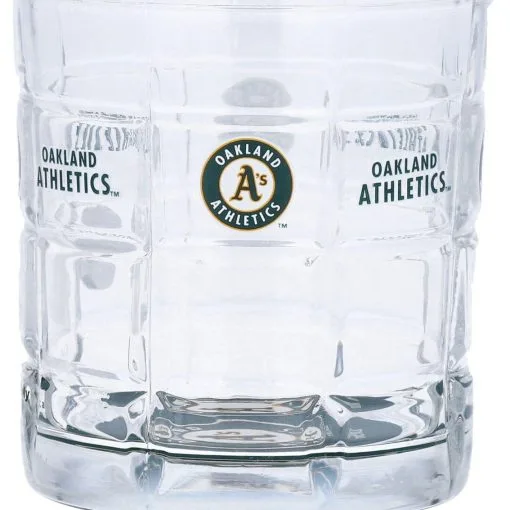 The Memory Company Oakland Athletics 10oz. Team Bottoms Up Squared Rocks Glass -Minnesota Twins Shop DSCO1153146056 0000