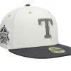 New Era Men's White/Charcoal Texas Rangers 1995 MLB All-Star Game Chrome 59FIFTY Fitted Hat