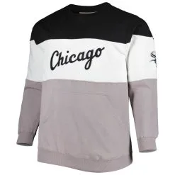 Profile Men's Black/Gray Chicago White Sox Big & Tall Pullover Sweatshirt -Minnesota Twins Shop DSCO1153548692 1007 ALT2