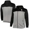 Profile Men's Black/Gray Chicago White Sox Big & Tall Yoke Full-Zip Hoodie