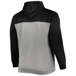 Profile Men's Black/Gray Chicago White Sox Big & Tall Yoke Full-Zip Hoodie -Minnesota Twins Shop DSCO1153636832 1007 ALT3