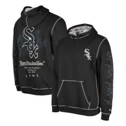 New Era Men's Black Chicago White Sox Team Split Pullover Hoodie