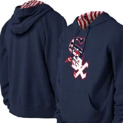 New Era Men's Navy Chicago White Sox 4th Of July Stars & Stripes Pullover Hoodie