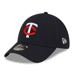 New Era Men's Navy Minnesota Twins 2023 Team Classic Home 39THIRTY Flex Hat