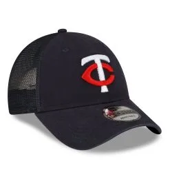 New Era Men's Navy Minnesota Twins 2023 9FORTY Trucker Adjustable Hat -Minnesota Twins Shop DSCO1154160747 1320 ALT3