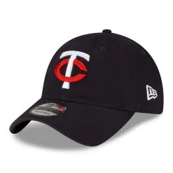 New Era Men's Navy Minnesota Twins 2023 Core Classic Home 9TWENTY Adjustable Hat