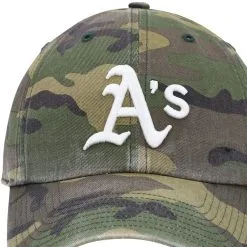 '47 Men's Camo Oakland Athletics Team Clean Up Adjustable Hat -Minnesota Twins Shop DSCO1154356237 BGrd ALT2