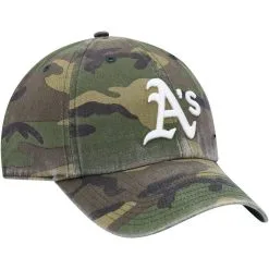 '47 Men's Camo Oakland Athletics Team Clean Up Adjustable Hat -Minnesota Twins Shop DSCO1154356237 BGrd ALT3