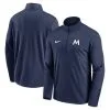 Nike Men's Navy Minnesota Twins 2023 Agility Logo Pacer Performance Half-Zip Pullover Top