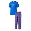 Concepts Sport Men's Royal/Red Texas Rangers Badge T-Shirt & Pants Sleep Set