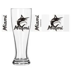 Logo Brands Miami Marlins 16oz. Game Day Pilsner Glass -Minnesota Twins Shop DSCO1155047117 0000 ALT2