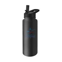 Logo Brands Miami Marlins 34oz. Quencher Bottle