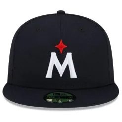 New Era Men's Navy Minnesota Twins 2023 Authentic Collection Road 59FIFTY Fitted Hat -Minnesota Twins Shop DSCO1156132821 1320 ALT2