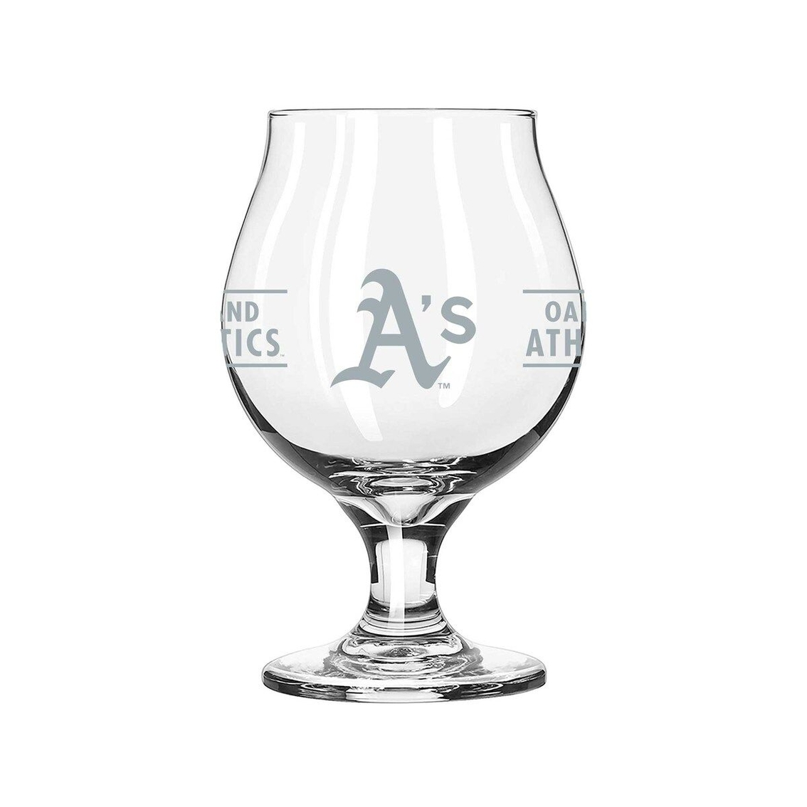 Logo Brands Oakland Athletics 16oz. Belgium Glass 2 Logo Brands Oakland Athletics 16oz. Belgium Glass - Image 2