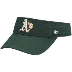 '47 Men's Green Oakland Athletics Clean Up Logo Visor