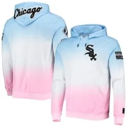 Pro Standard Men's Blue/Pink Chicago White Sox Ombre Pullover Hoodie