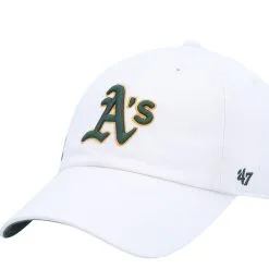 '47 Women's White Oakland Athletics Spring Training Confetti Icon Clean Up Adjustable Hat -Minnesota Twins Shop DSCO1158392169 3550 ALT3