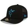 New Era Men's Black Miami Marlins 2023 Batting Practice 59FIFTY Fitted Hat