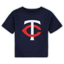 Outerstuff Infant Navy Minnesota Twins Team Crew Primary Logo T-Shirt