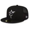 New Era Men's Black Miami Marlins 2023 Batting Practice 59FIFTY Fitted Hat