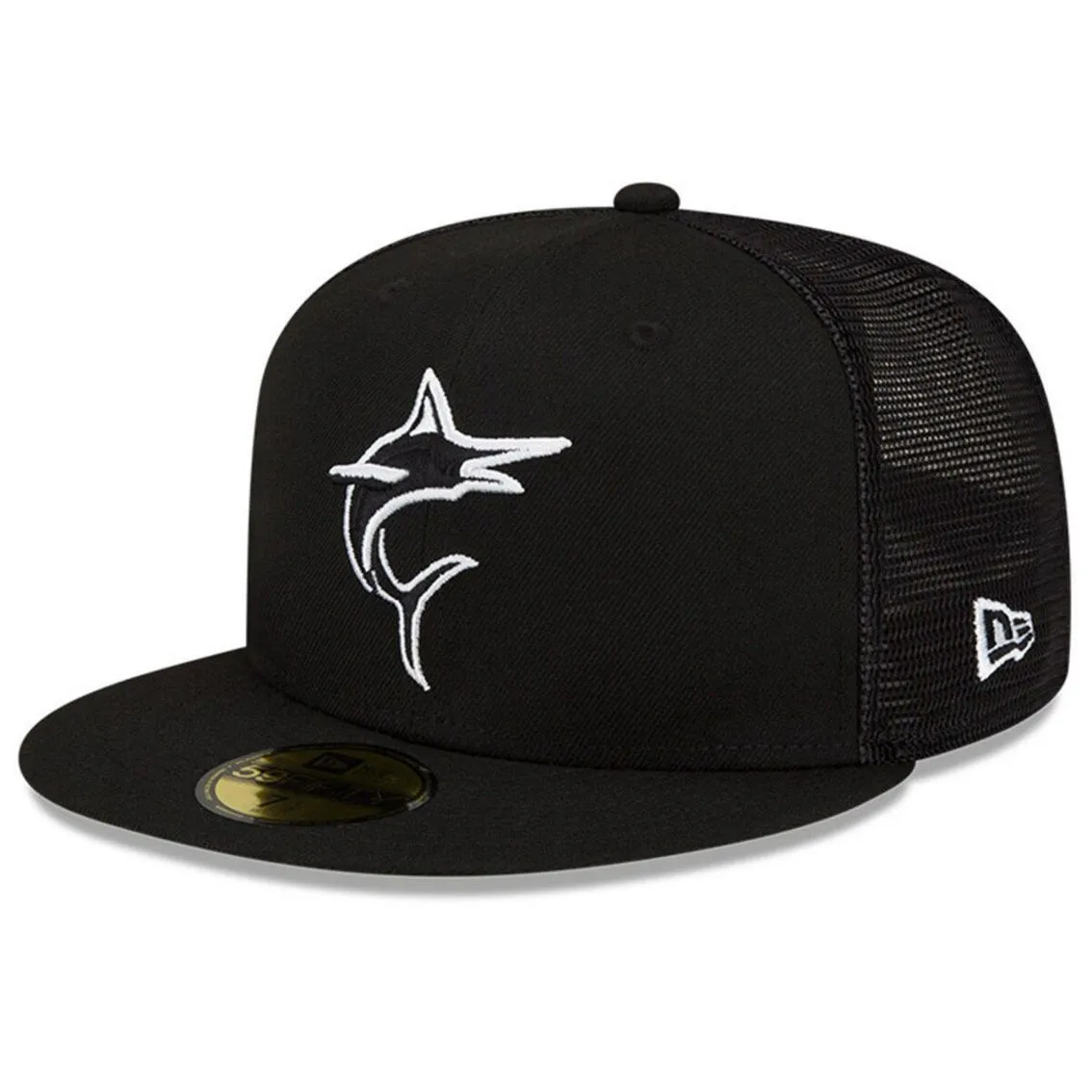 New Era Men's Black Miami Marlins 2023 Batting Practice 59FIFTY Fitted Hat 2 New Era Men's Black Miami Marlins 2023 Batting Practice 59FIFTY Fitted Hat - Image 2