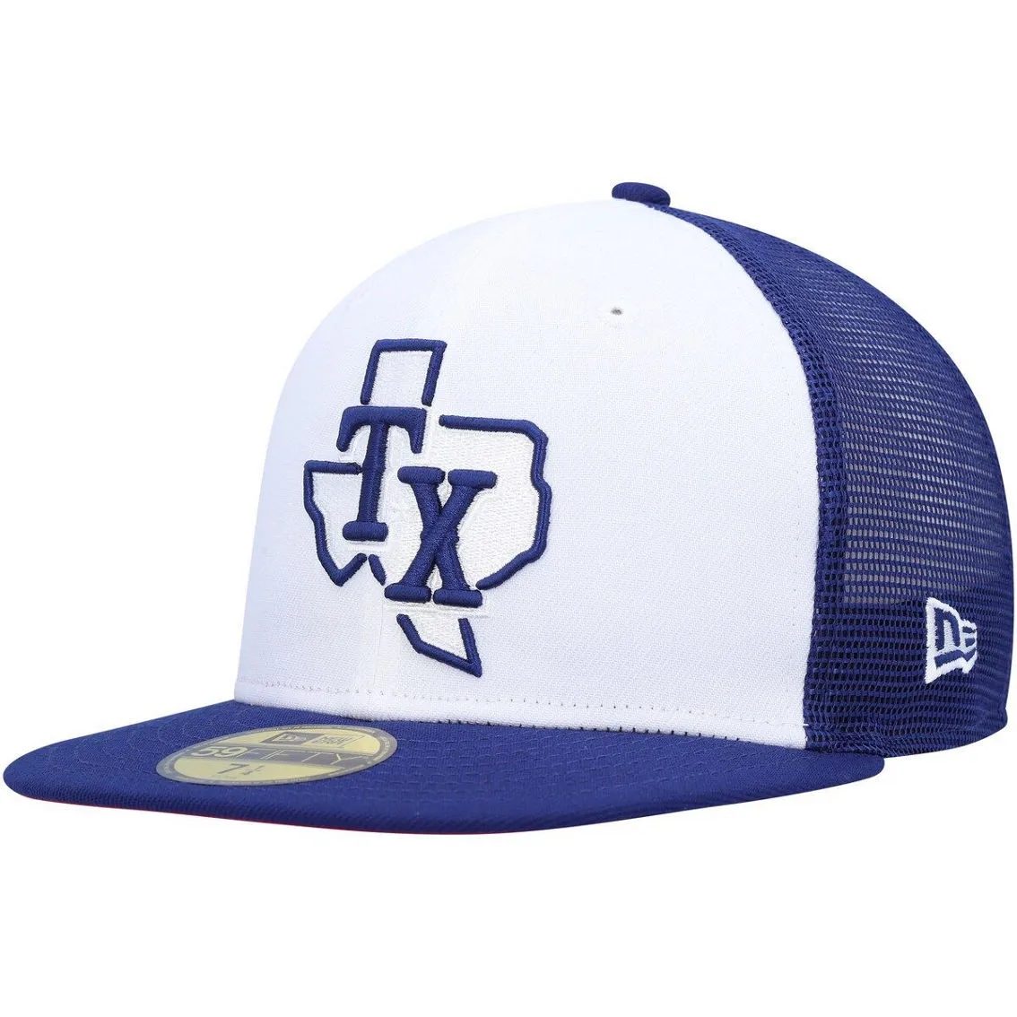 New Era Men's White/Royal Texas Rangers 2023 On-Field Batting Practice 59FIFTY Fitted Hat 2 New Era Men's White/Royal Texas Rangers 2023 On-Field Batting Practice 59FIFTY Fitted Hat - Image 2