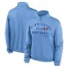Nike Women's Light Blue Minnesota Twins Rewind Splice Half-Zip Sweatshirt