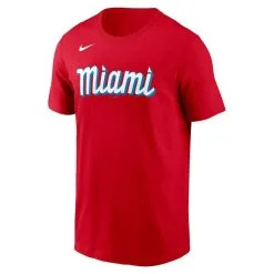 Nike Men's Sandy Alcantara Red Miami Marlins City Connect Name & Number T-Shirt -Minnesota Twins Shop DSCO1159392721 2910 ALT2