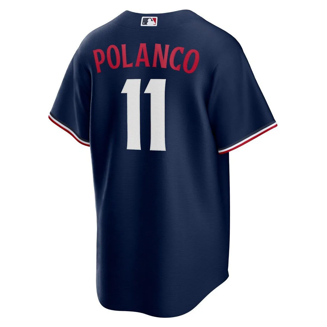 Nike Men's Jorge Polanco Navy Minnesota Twins Alternate Replica Player Jersey 4 Nike Men's Jorge Polanco Navy Minnesota Twins Alternate Replica Player Jersey - Image 4