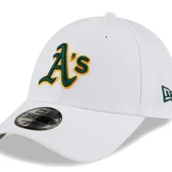 New Era Men's White Oakland Athletics League II 9FORTY Adjustable Hat