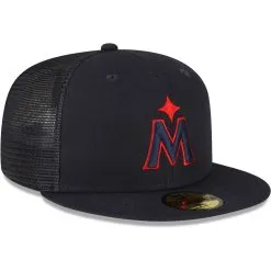 New Era Men's Navy Minnesota Twins 2023 Batting Practice 59FIFTY Fitted Hat -Minnesota Twins Shop DSCO1159670720 1320 ALT3