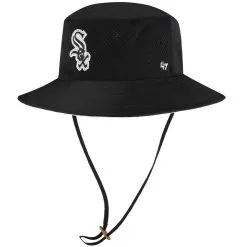 '47 Men's Black Chicago White Sox Panama Pail Bucket Hat