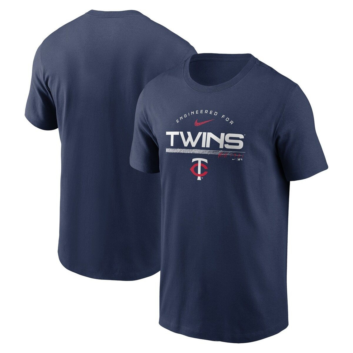 Nike Men's Navy Minnesota Twins Team Engineered Performance T-Shirt 1 Nike Men's Navy Minnesota Twins Team Engineered Performance T-Shirt
