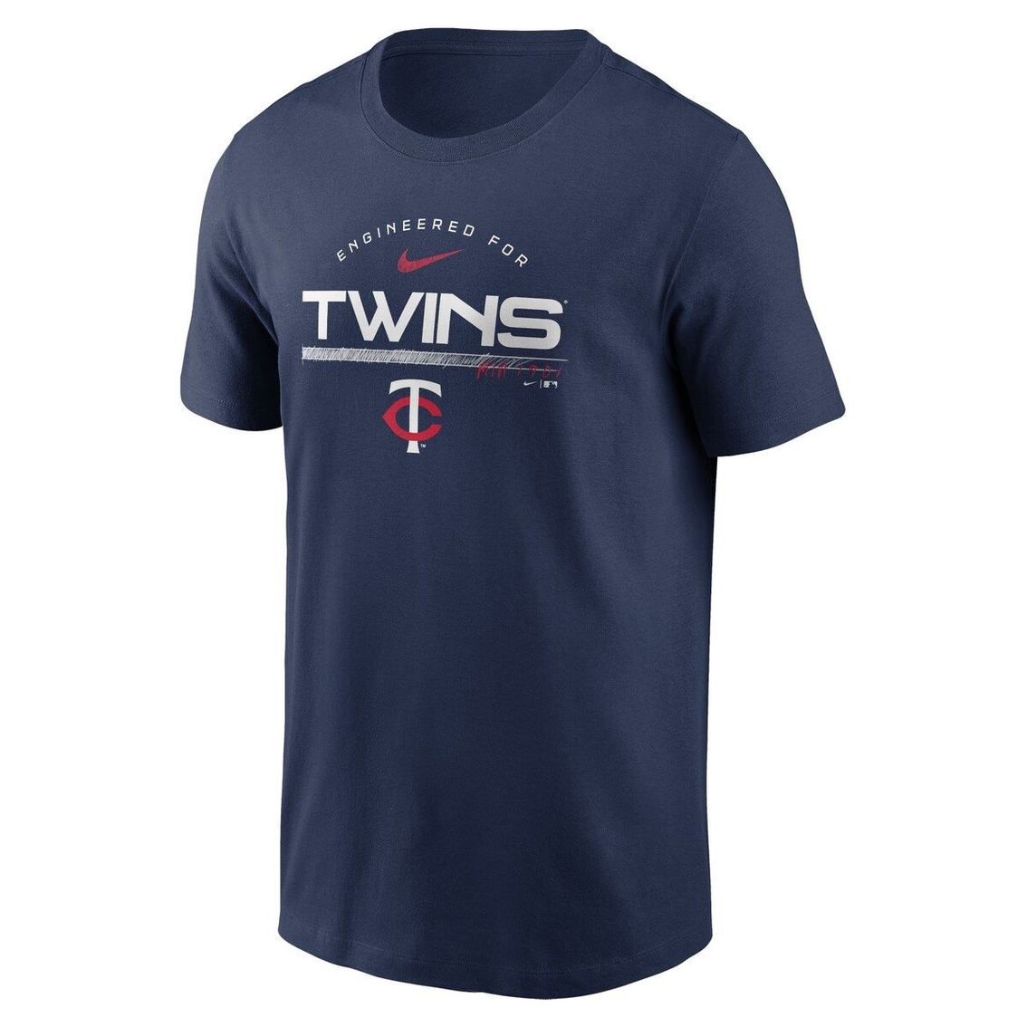 Nike Men's Navy Minnesota Twins Team Engineered Performance T-Shirt 3 Nike Men's Navy Minnesota Twins Team Engineered Performance T-Shirt - Image 3