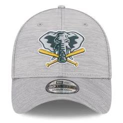 New Era Men's Gray Oakland Athletics 2023 Clubhouse 39THIRTY Flex Hat -Minnesota Twins Shop DSCO1159977796 1927 ALT2