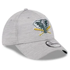 New Era Men's Gray Oakland Athletics 2023 Clubhouse 39THIRTY Flex Hat -Minnesota Twins Shop DSCO1159977796 1927 ALT3