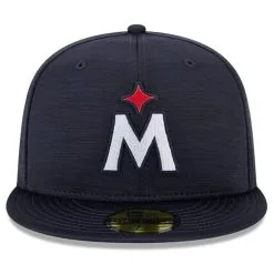 New Era Men's Navy Minnesota Twins 2023 Clubhouse 59FIFTY Fitted Hat -Minnesota Twins Shop DSCO1159978121 1320 ALT2