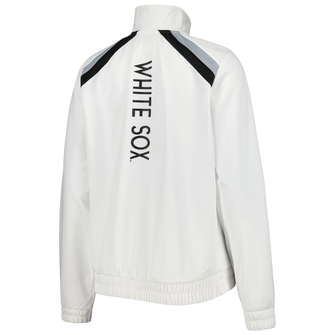 G-III 4Her By Carl Banks Women's White Chicago White Sox Red Flag Full-Zip Track Jacket 4 G-III 4Her By Carl Banks Women's White Chicago White Sox Red Flag Full-Zip Track Jacket - Image 4