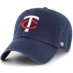 '47 Men's Navy Minnesota Twins Clean Up Adjustable Hat