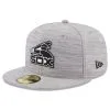 New Era Men's Gray Chicago White Sox 2023 Clubhouse 59FIFTY Fitted Hat