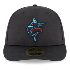 New Era Men's Black Miami Marlins 2023 Clubhouse Low 59FIFTY Fitted Hat -Minnesota Twins Shop DSCO1160174311 1007 ALT2