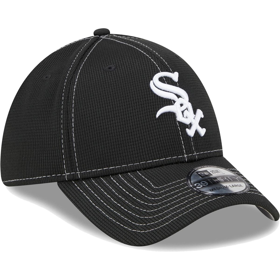 New Era Men's Black Chicago White Sox 2023 Spring Training Mesh 39THIRTY Flex Hat 4 New Era Men's Black Chicago White Sox 2023 Spring Training Mesh 39THIRTY Flex Hat - Image 4