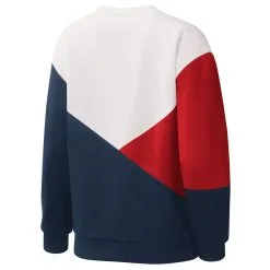 Women's Starter White/Navy Minnesota Twins Shutout Pullover Sweatshirt -Minnesota Twins Shop DSCO1160611493 3550 ALT3